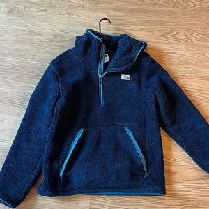 North face men’s medium campfire fleece quarter zip